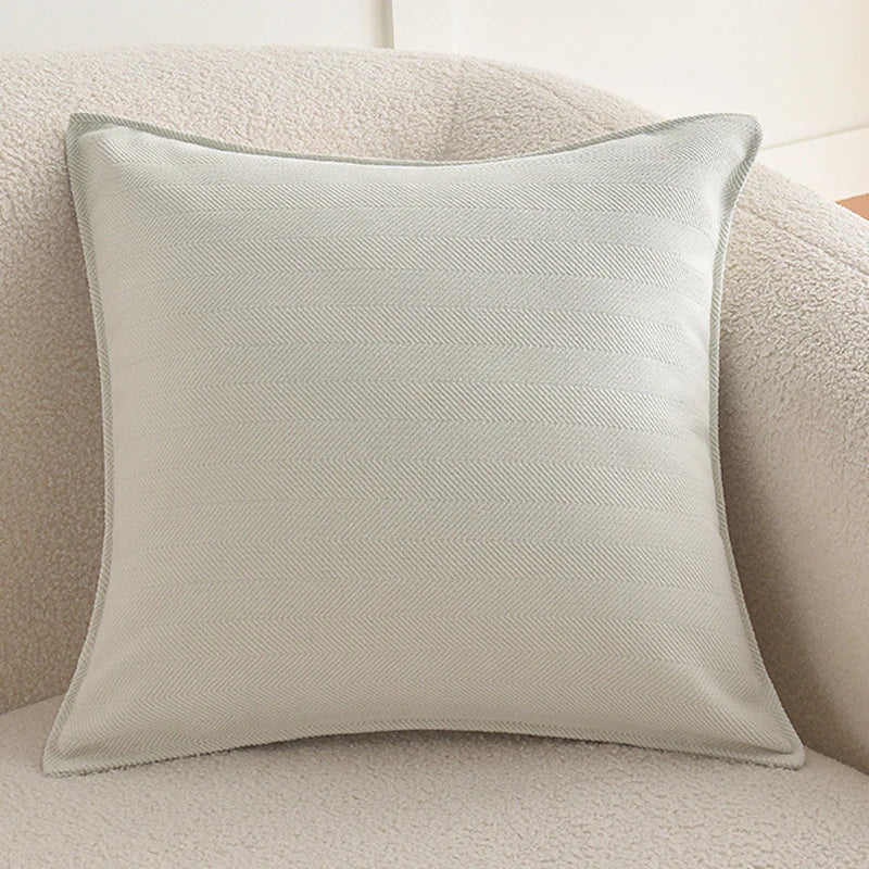 Chenille Throw Pillow Covers with Elegant Luxury Design Square Cushion Case for Office Home Living Room Bed Sofa Cushion Decor