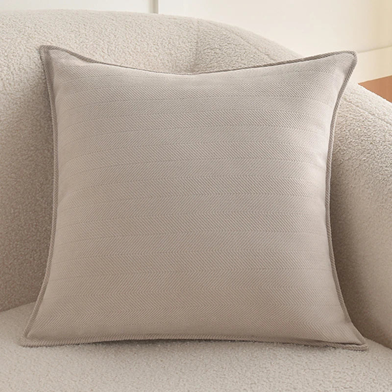 Chenille Throw Pillow Covers with Elegant Luxury Design Square Cushion Case for Office Home Living Room Bed Sofa Cushion Decor